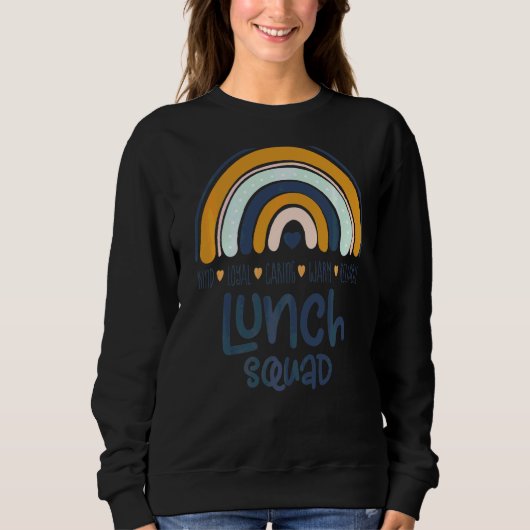 Lunch Squad Group Matching School Cafeteria Crew S Trui (Voorkant)