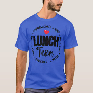 Lunch Team Group Leopard Matching School Spirit T-shirt
