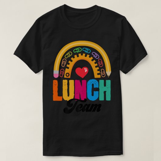 Lunch Team Group Leopard Matching School Spirit T-shirt (Design voorkant)
