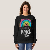 Lunch Team Group Leopard Matching School Spirit Trui (Voorkant volledig)