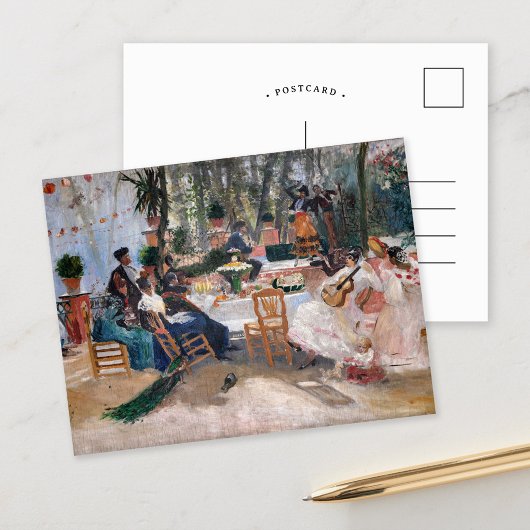 Lunch tijdens La Feria in Granada | Hugo Birger Briefkaart