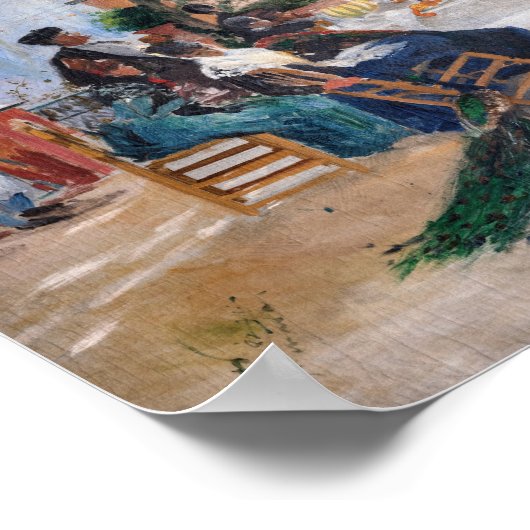 Lunch tijdens La Feria in Granada | Hugo Birger Poster (Hoek)