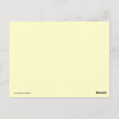 Lunch time briefkaart (Achterkant)