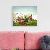 Lunch Time Canvas Afdruk (Insitu (Woonkamer))