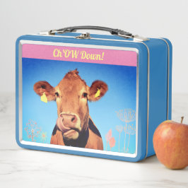 Lunch Time Humor Metal Lunch Box