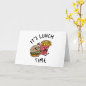 Lunch Time Kaart (Gele Bloem)