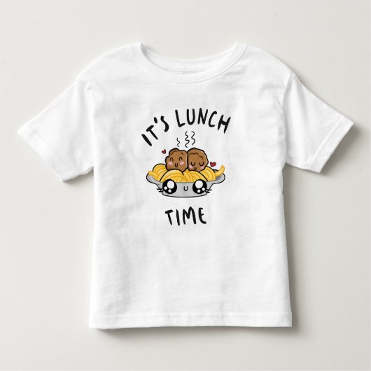 Lunch Time Kinder Shirts (Voorkant)