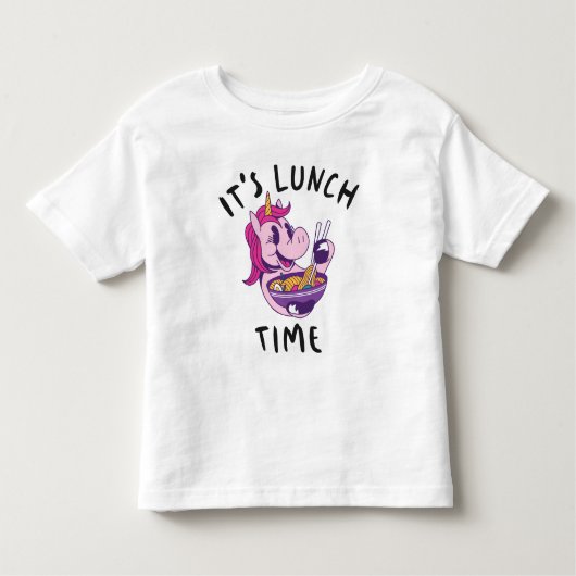 Lunch Time Kinder Shirts (Voorkant)
