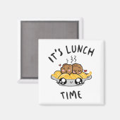 Lunch Time Magneet (Voorkant / Achterkant)
