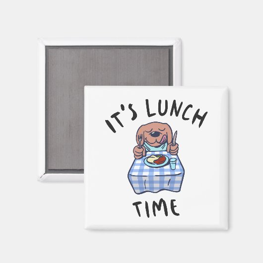 Lunch Time Magneet (Voorkant / Achterkant)