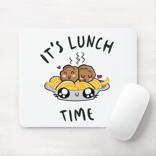 Lunch Time Muismat (Met muis)