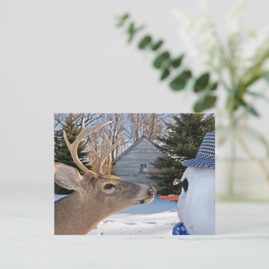 Lunch uitnodigen uitnodiging briefkaart (Staand voorkant)