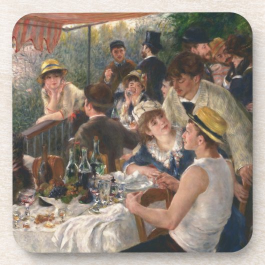 Lunch van de Boating Party - Auguste Renoir Bier Onderzetter (Voorkant)