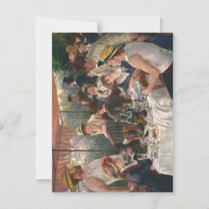 Lunch van de Boating Party - Auguste Renoir Briefkaart
