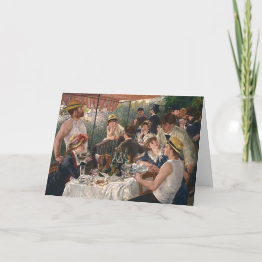 Lunch van de Boating Party - Auguste Renoir Kaart (Voorkant)