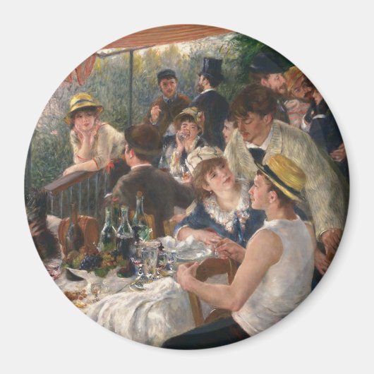 Lunch van de Boating Party - Auguste Renoir Magneet (Voorkant)