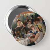 Lunch van de Boating Party - Auguste Renoir Ronde Button 4,0 Cm (Voorkant /achterkant)