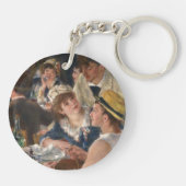 Lunch van de Boating Party - Auguste Renoir Sleutelhanger (Achterkant)