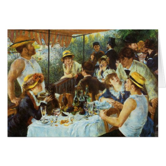 Lunch van de roeierspartij van Pierre Renoir (Voorkant Horizontaal)