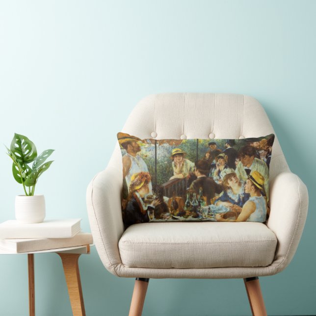 Lunch van de roeierspartij van Pierre Renoir Kussen (Stoel)