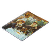 Lunch van de roeierspartij van Pierre Renoir Notitieboek (Linkerzijde)