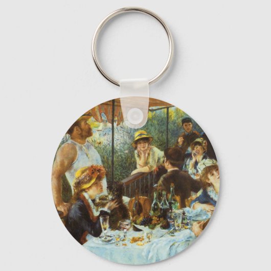 Lunch van de roeierspartij van Pierre Renoir Sleutelhanger (Voorkant)
