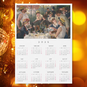 Lunch van de roeipartij Renoir 2026 kalender