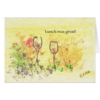 Lunch was geweldig - Gepersonaliseerd - Gepersonal