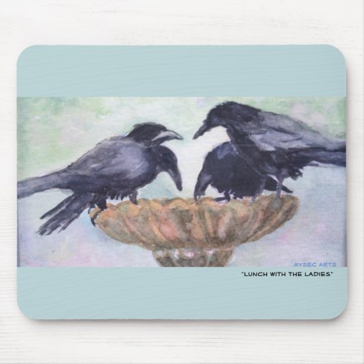 "Lunch with the Dames" muispad Muismat (Voorkant)
