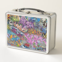 Lunchbox aanpassen - Street Art