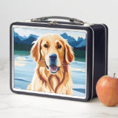 Lunchbox Blue golden retriever (In situ)