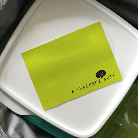 Lunchbox briefje leuk voor kinderen op school brie post-it® notes