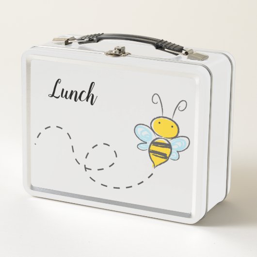 Lunchbox "Happy Bee" (Voorkant)