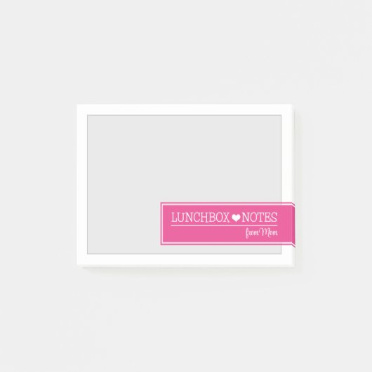 Lunchbox Liefdesbriefjes Post-it® Notes (Voorkant)