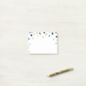 LUNCHBOX LOVE NOTA modern bold confetti blue green Post-it® Notes (Op bureau)