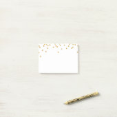 LUNCHBOX LOVE NOTE moderne confetti glitter goud (Op bureau)
