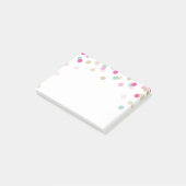 LUNCHBOX LOVE NOTE trendy schattige confetti roze  (Schuin)