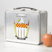 Lunchbox met achternaam Smith en wapenschild (In situ)
