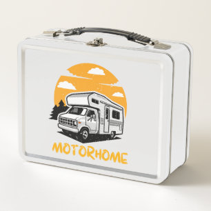 Lunchbox met camper voor kinderen
