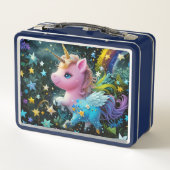 Lunchbox met eenhoorns (Achterkant)