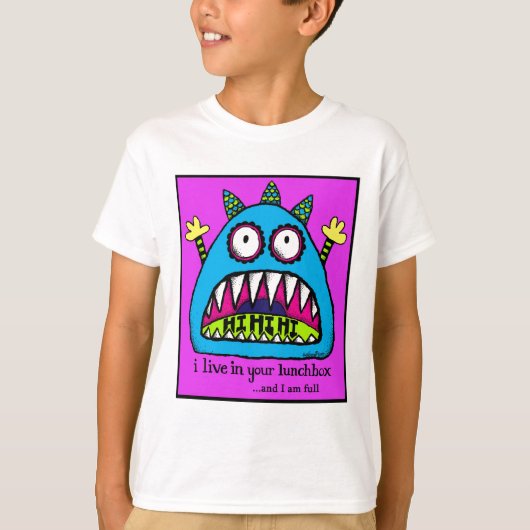 Lunchbox Monster T-shirt (Voorkant)