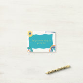 Lunchbox-notities voor uw kinderen, gepersonalisee post-it® notes (Op bureau)