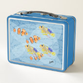 Lunchbox: school voor tropische vissen (Achterkant)