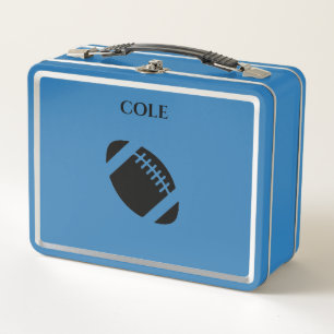 Lunchbox van het Metaal van het football in