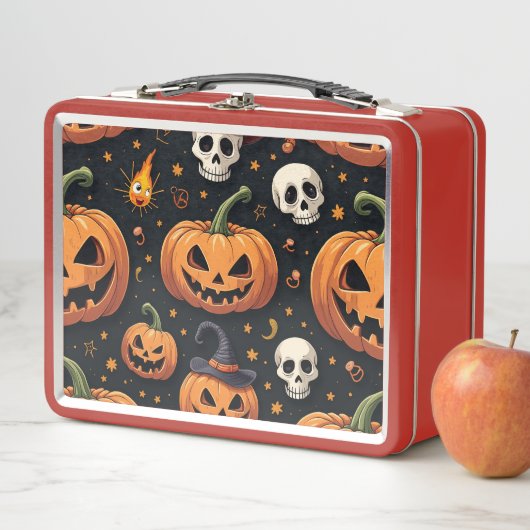 lunchbox van pompoenmetaal (In situ)