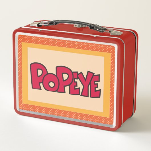 Lunchbox van Popeye (Achterkant)