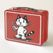 Lunchbox voor schoolkatten (Achterkant)