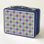 Lunchbox with felt flowers pattern Var01 (Achterkant)