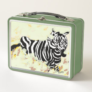 Lunchbox: Zebra, op de vlucht