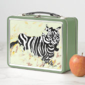 Lunchbox: Zebra, op de vlucht (In situ)